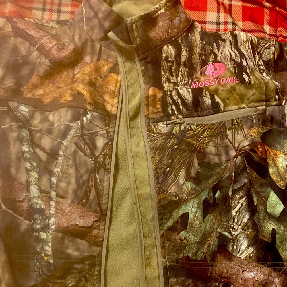 Mossy Oak Forest Camo Jacket with Green and Brown